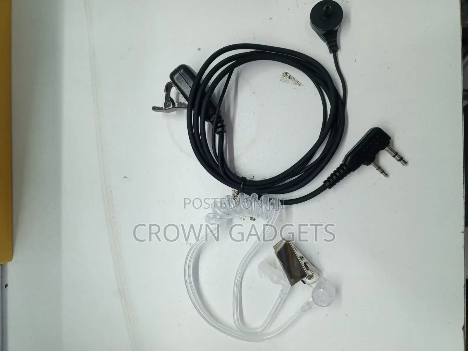 Security Walkie Talkie Earpiece Acoustic Tube PTT