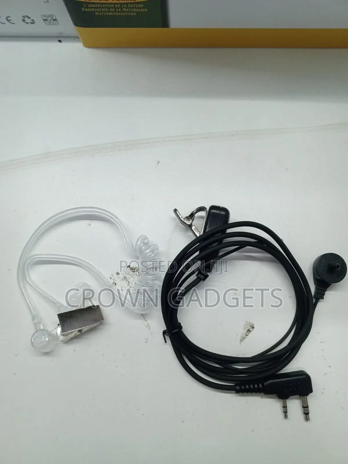 Two-Pin Walkie Talkie Earpiece for Baofeng Kenwood