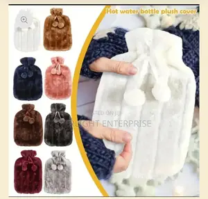 Hot Water Bottle With Lid and Soft Plush Bag
