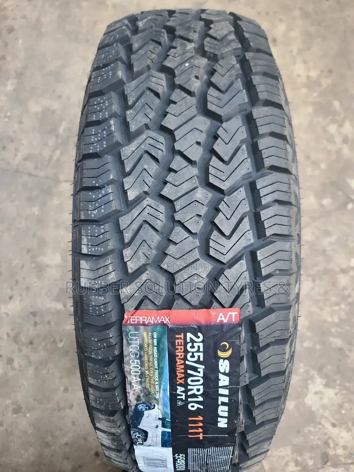 255 /70 R16 Sailun Tyres 111t Terramax a/T All-Terrain