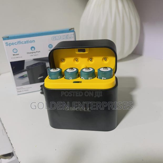Gmcell Rechargeable Batteries Aa Plus Charge Ring Pod - thumbnail 2