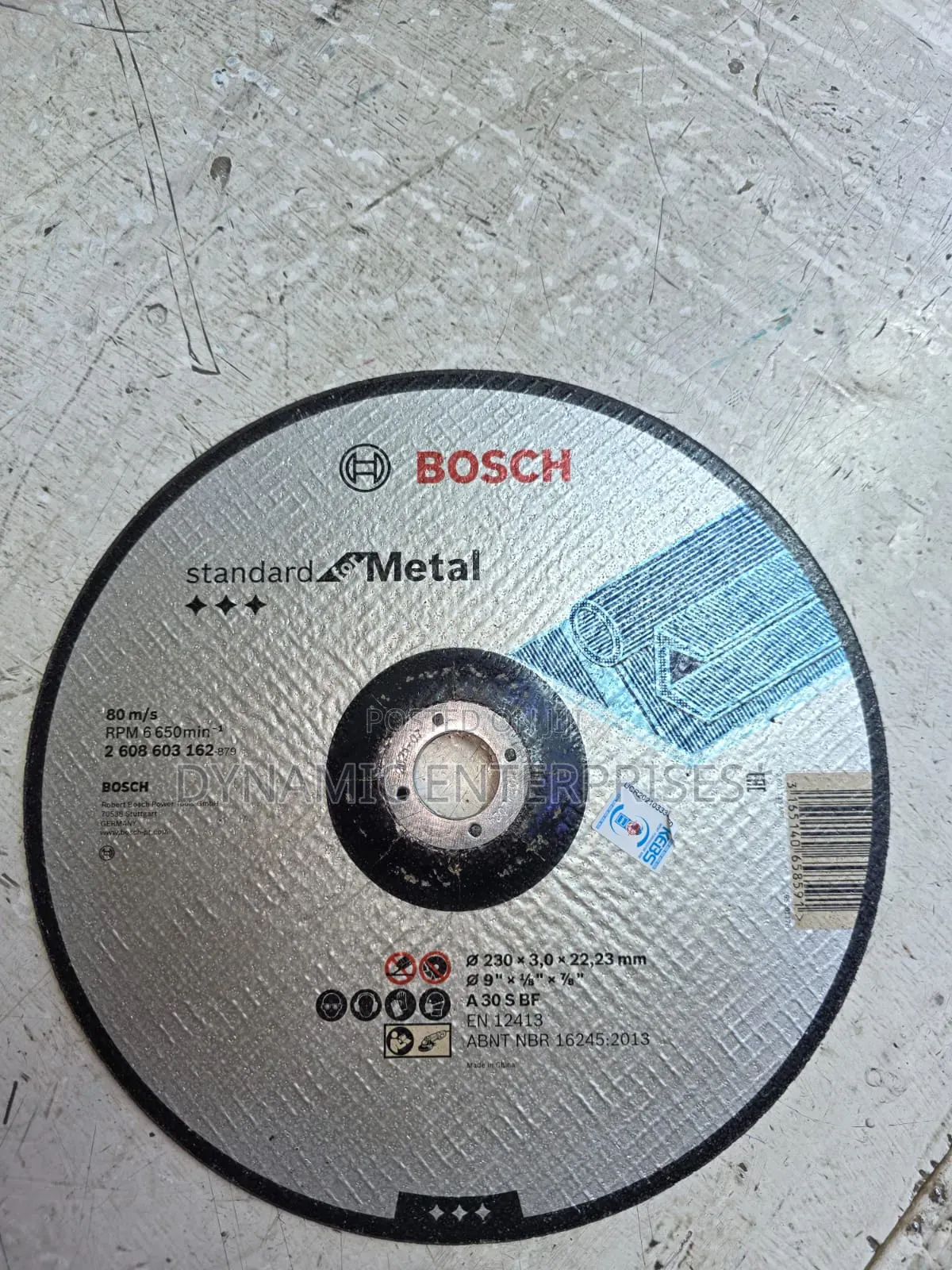 9" Metal Cutting Disk