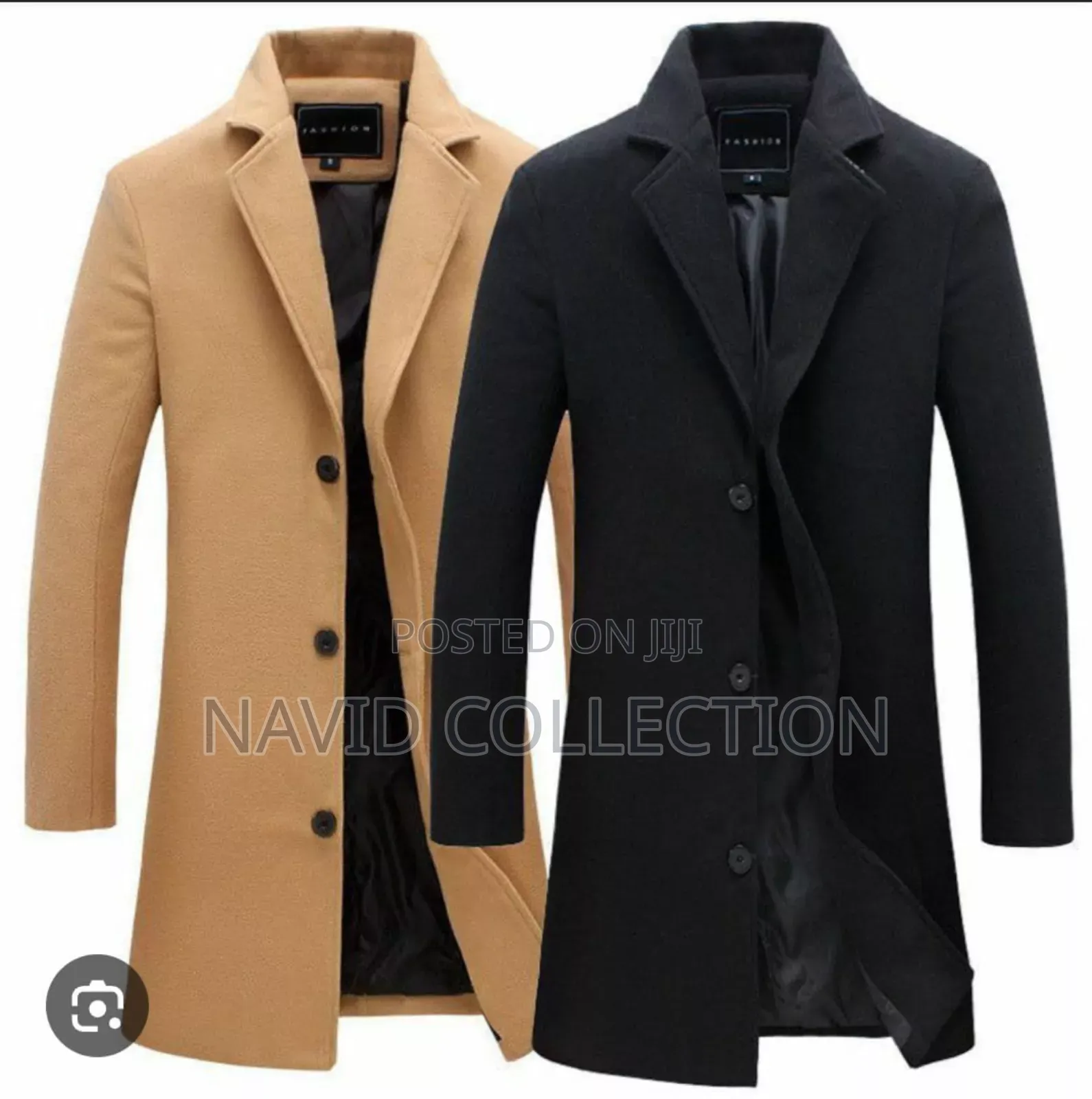 Beige/Black Trench