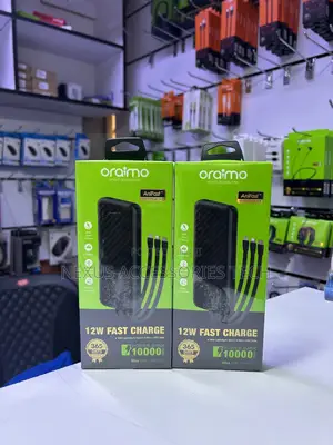 Oraimo 10000mah Power Bank Slice Link Opb-P5101 With Built-in Cables