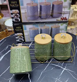 Available 3pcs Seasoning Set Condiment Jars Set