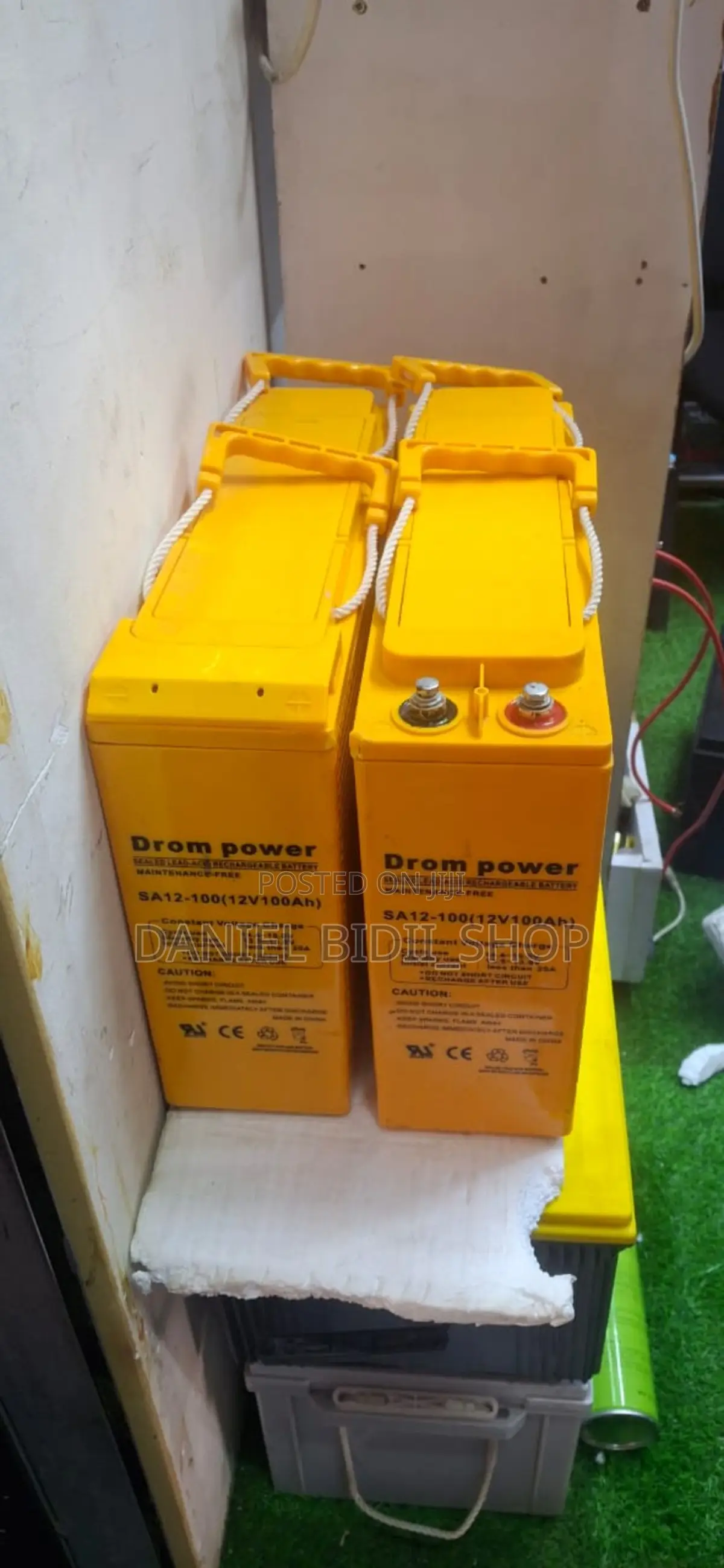 Drom Power Maintenance Free Slim Battery 12v 100ah