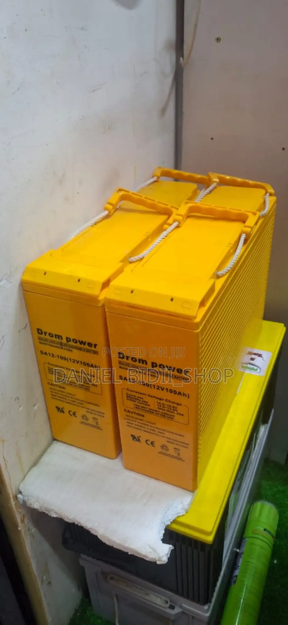 Drom Power Maintenance Free Slim Battery 12v 100ah