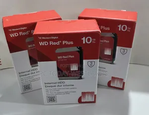 Wd Red Plus 10tb Nas Hard Drive 7200 Rpm, 6 Gb/S, Cmr, 512 Mb Cache