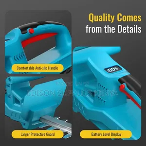 Cordless Hedge Trimmer 20v Fixtec Bush Cutter Shrub Grass Trimmers