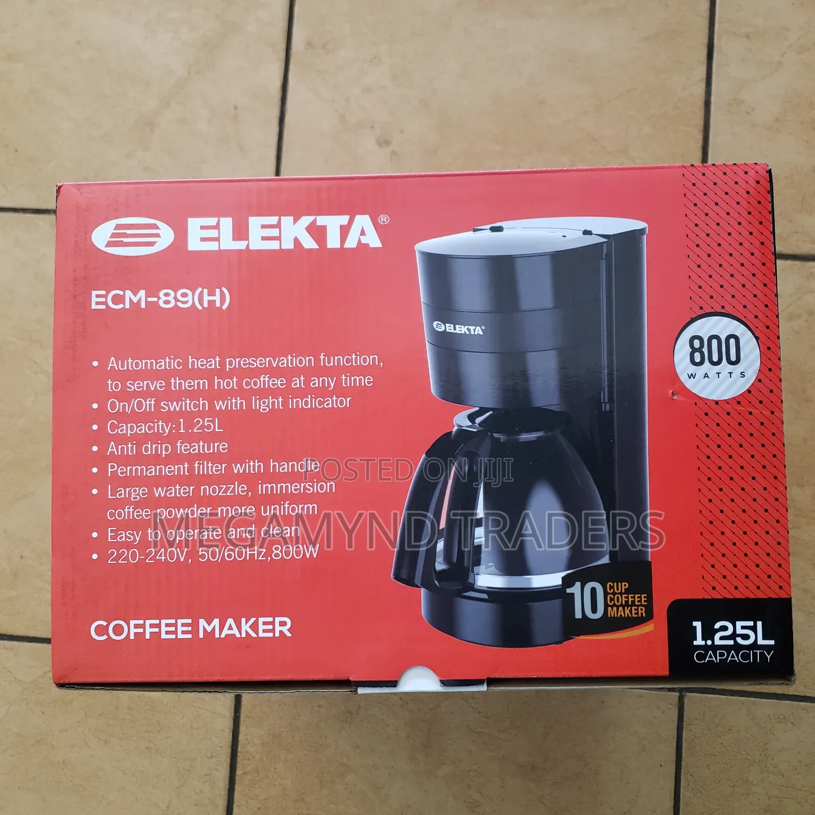 Electric Coffee Maker 1.2ltr / Elekta Coffee Maker