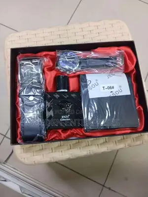 4pcs Black Jesou Men's Gift Set Exquisite, Men’S Valentine Gift Set