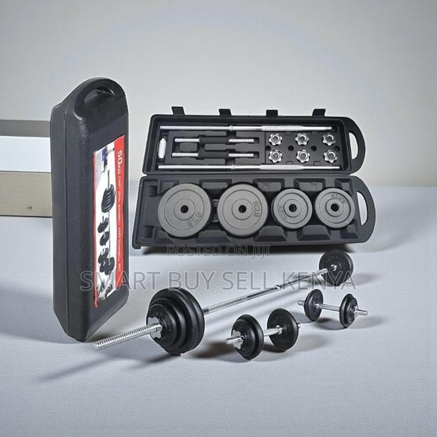 High Quality Design 50kg Adjustable Dumbbell Weight Set With Casing