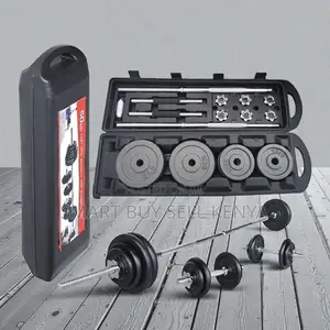 Premium Quality 50kg Adjustable Dumbbell Weight Set With Casing