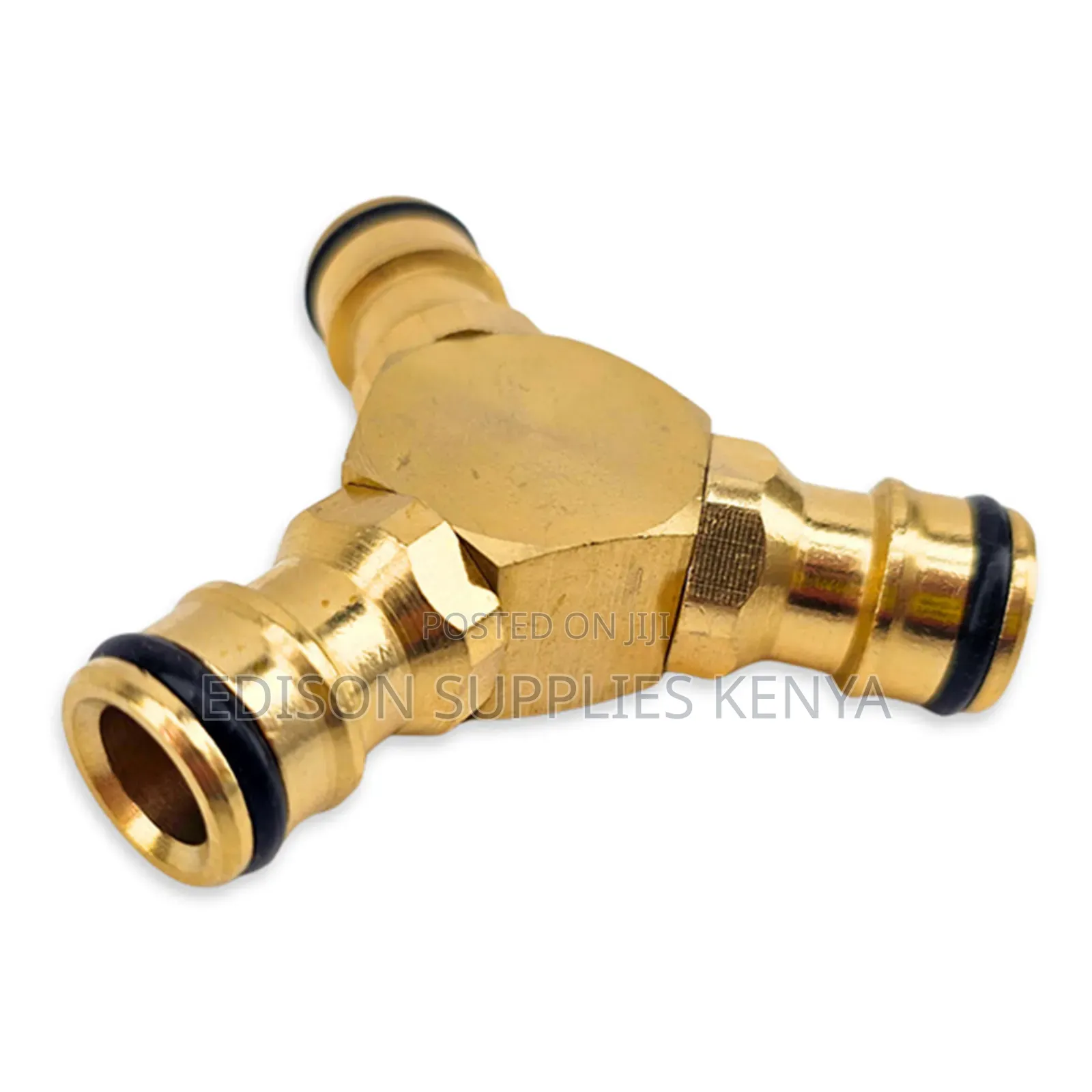 Hose Connector Splitter Brass 1/2" 3-way Garden Hose Pipes T Junction