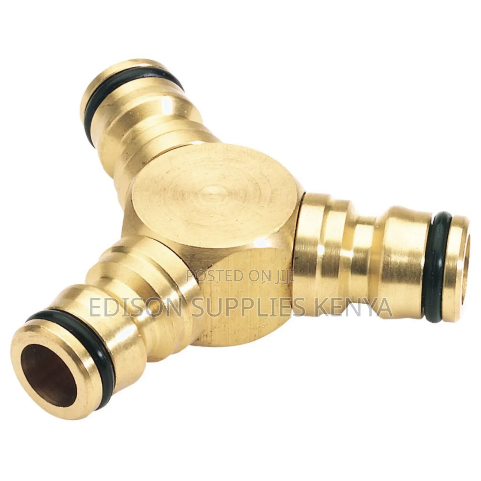 Hose Connector Splitter Brass 1/2" 3-way Garden Hose Pipes T Junction