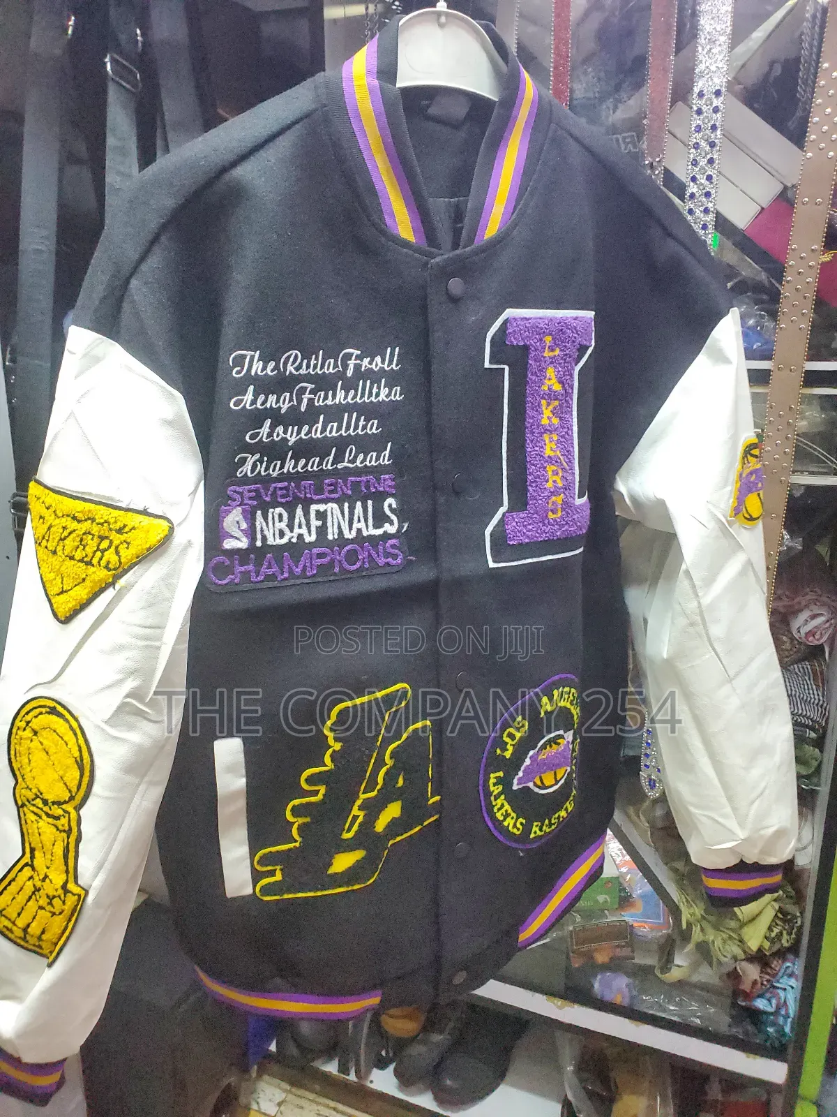 Quality Leather Unisex Designer Chicago Bull Laker College Jacket