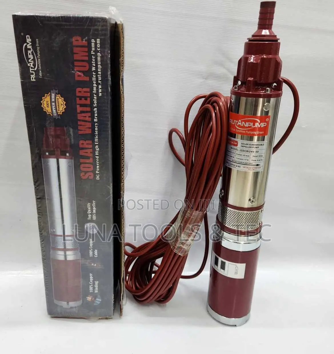 Rutanpump 24v Dc 400w Submersible Solar Water Pump