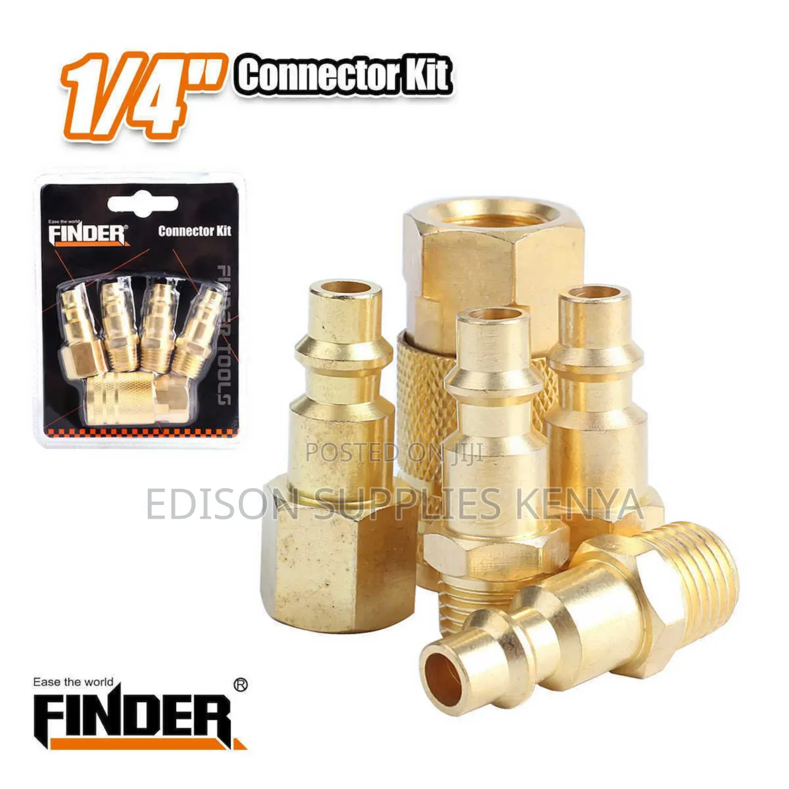 Air Fittings 1/4" Air Compressor Hose Pipe Couplers 5pcs Nozzles