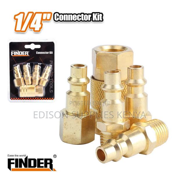 Air Fittings 1/4" Air Compressor Hose Pipe Couplers 5pcs Nozzles
