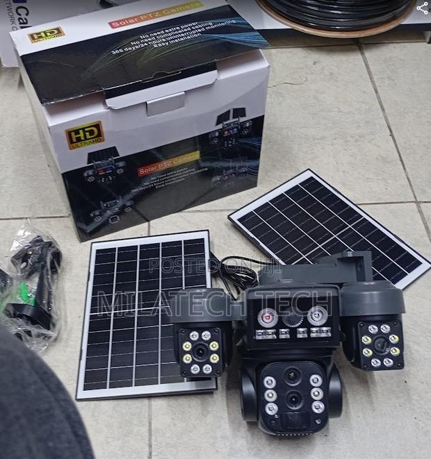 4g Triple Lens Solar PTZ Camera 4g Lte (Gl - main view