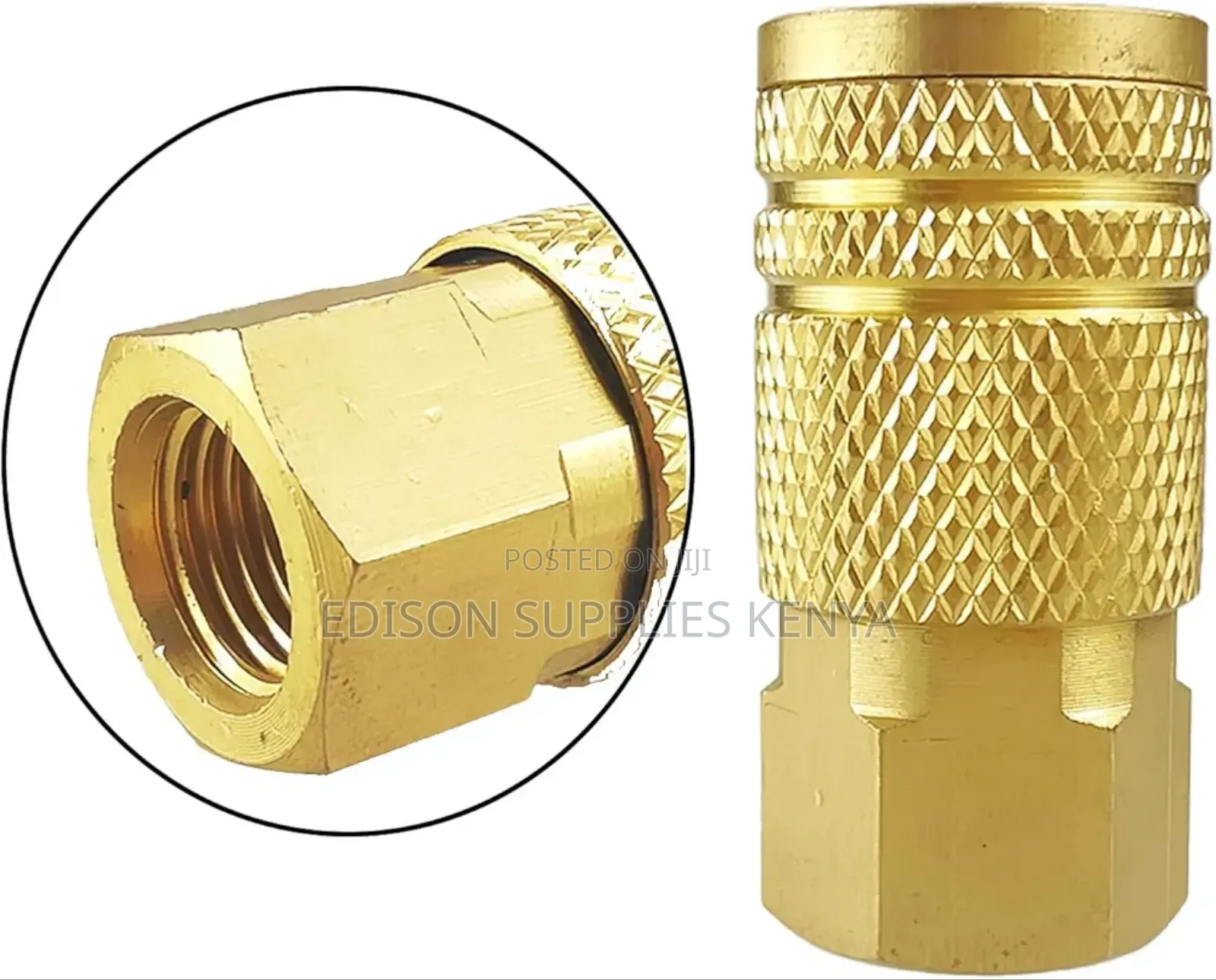 Air Fittings 1/4" Air Compressor Hose Pipe Couplers 5pcs Nozzles