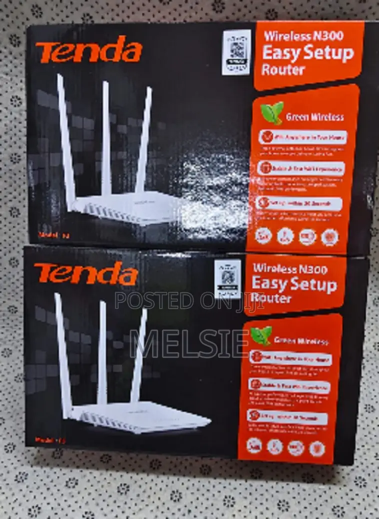 Tenda F3 Wireless Router With High Gain Antennas