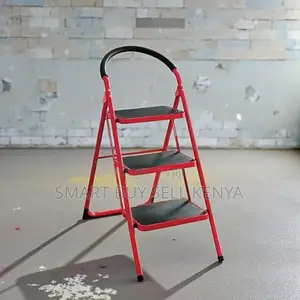 Portable Aluminum Light Weight Non-Slip Household 3 Step Ladder