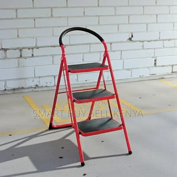 Foldable Aluminum Compact Design Home Use 3 Step Ladder Stepladder