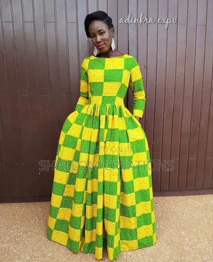 Tailor Made African Ankara Maxi Dresses