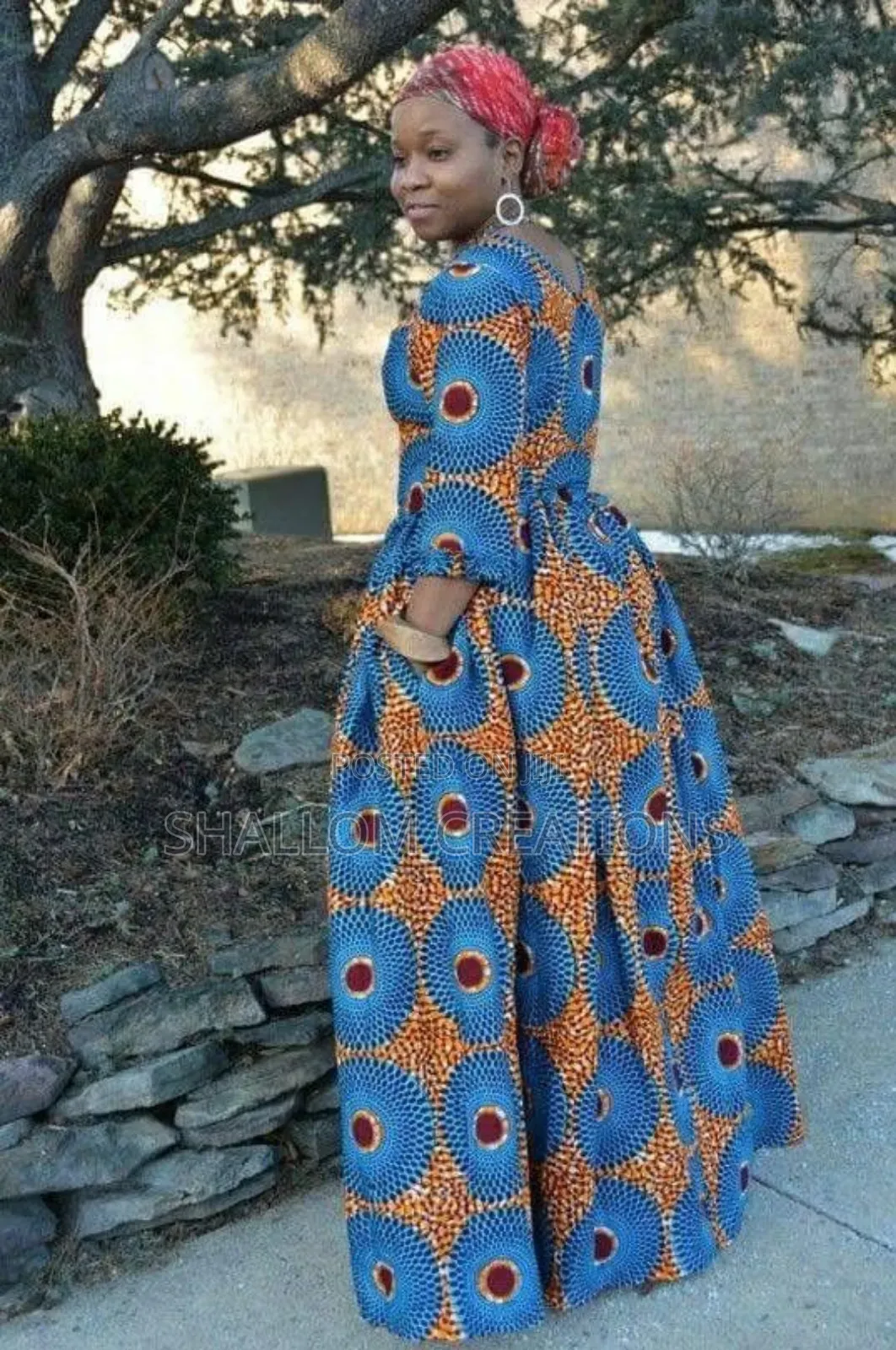 Tailor Made African Ankara Maxi Dresses