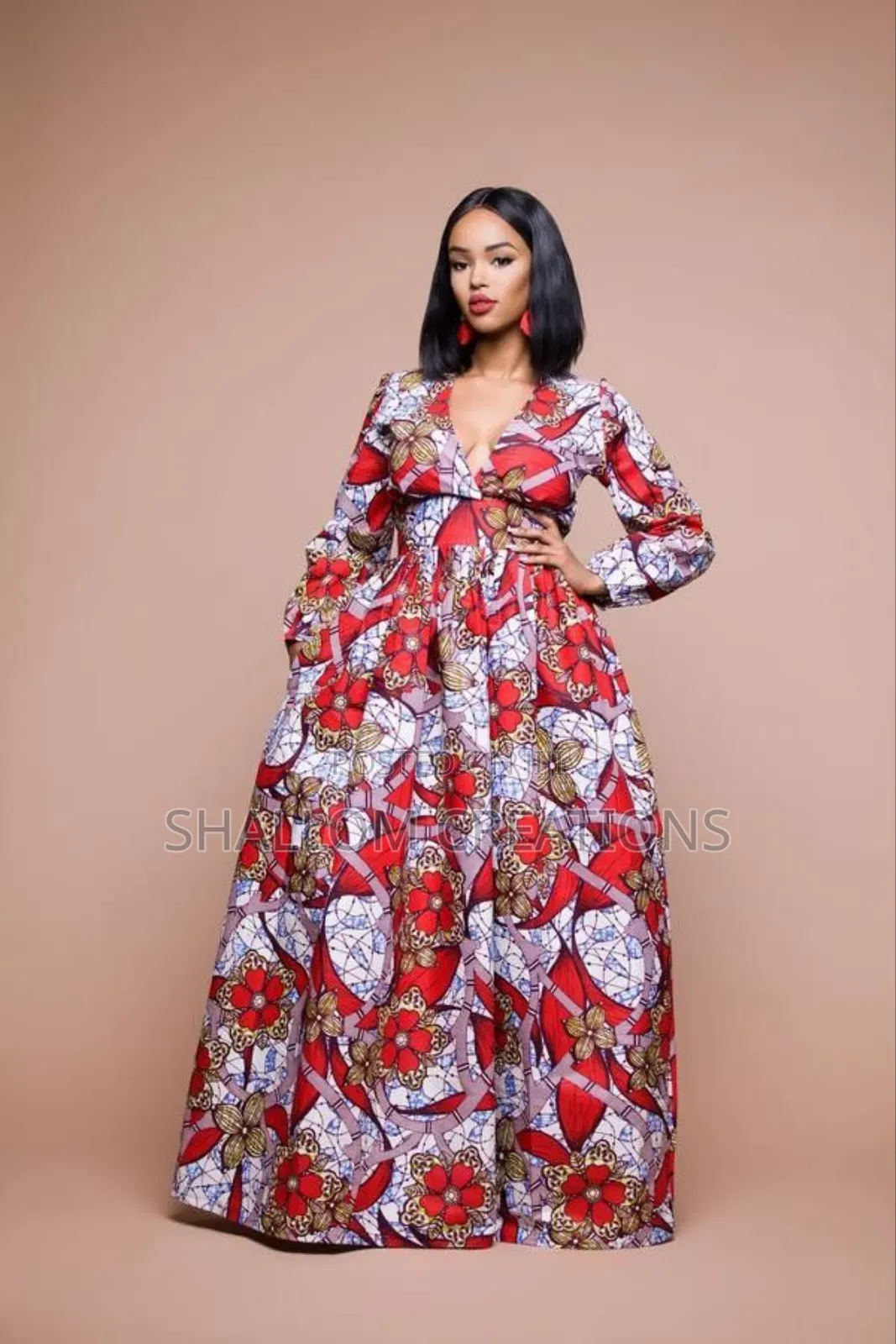 Tailor Made African Ankara Maxi Dresses