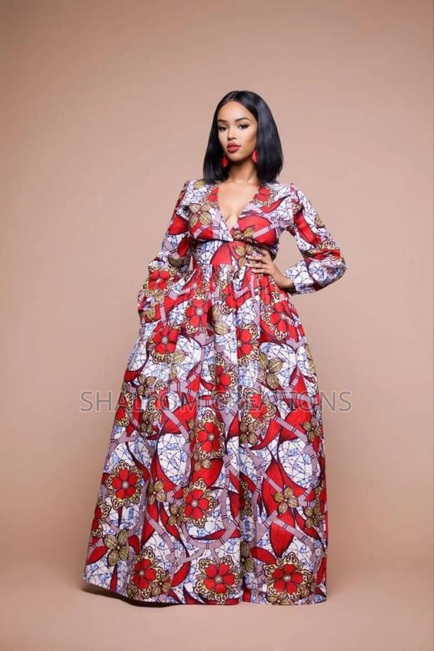 Tailor Made African Ankara Maxi Dresses - thumbnail 5
