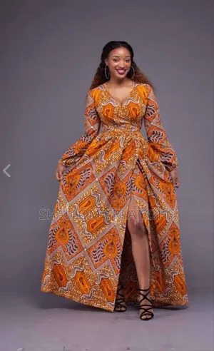 Tailor Made African Ankara Maxi Dresses