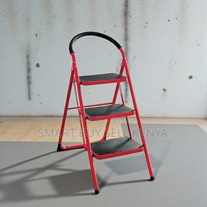 Portable Non-Slip Surface Safe Structure 3 Step Ladder Stepladder - thumbnail 2