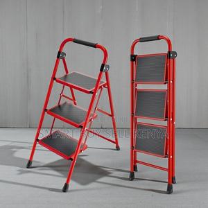 Foldable Portable Compact Design Home Use 3 Step Ladder Stepladder - thumbnail 2