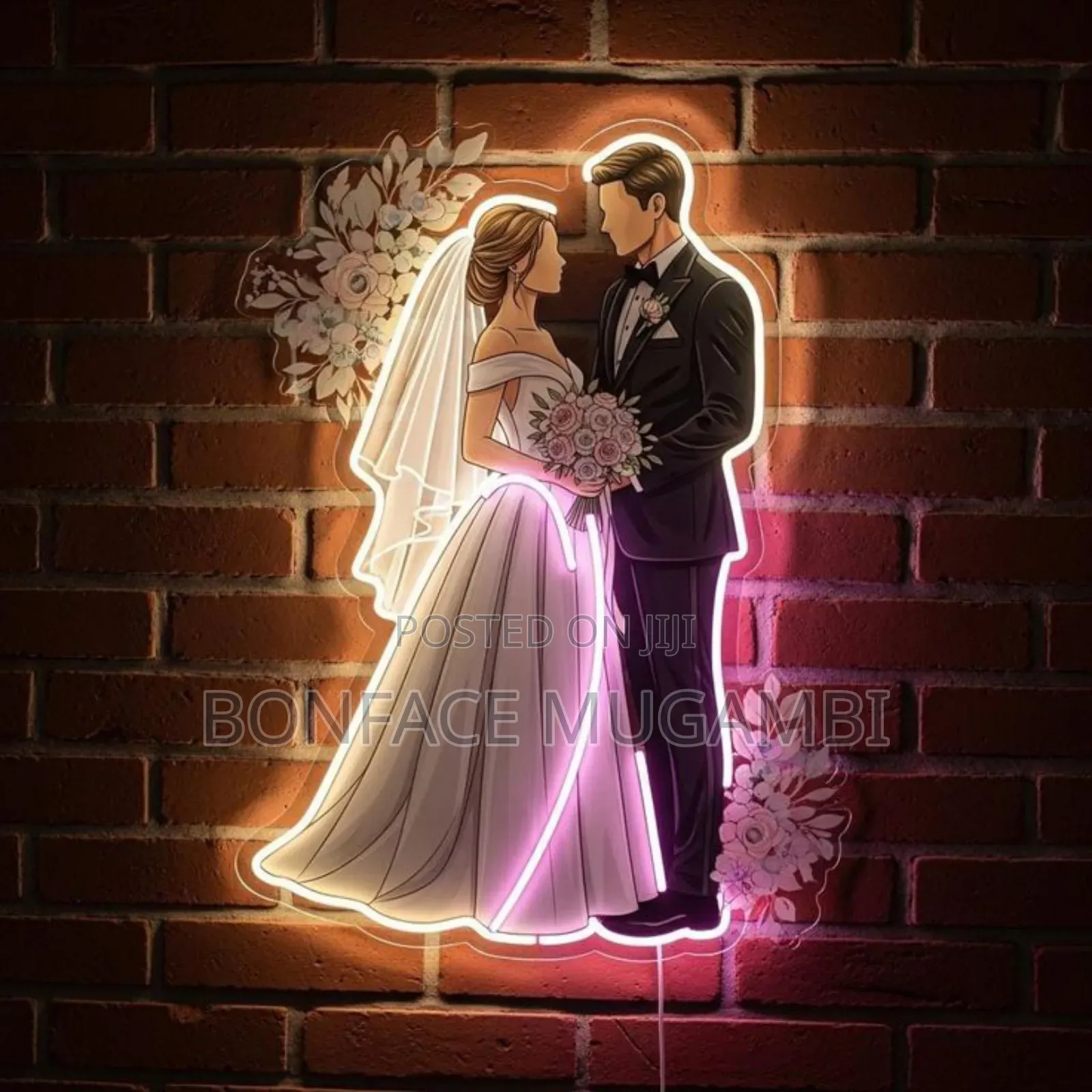 Wedding Decorations Signages and Lit Signs.