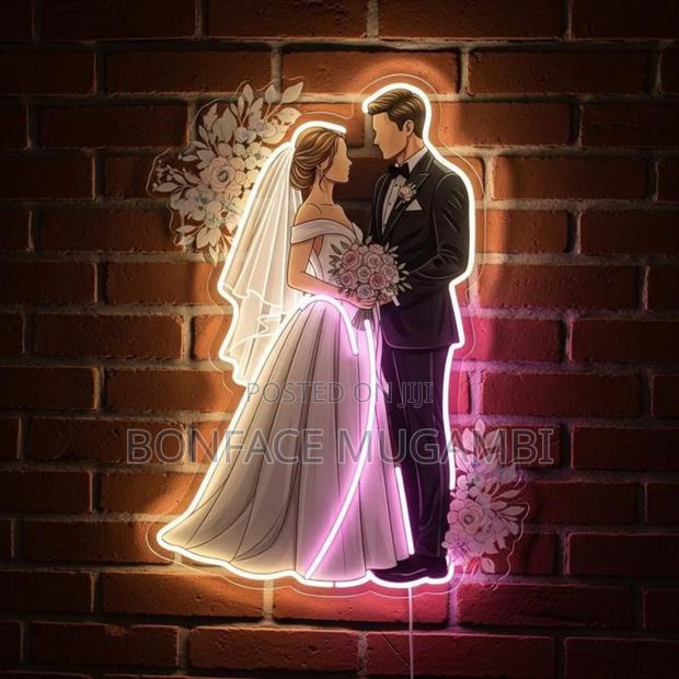 Wedding Decorations Signages and Lit Signs. - main view