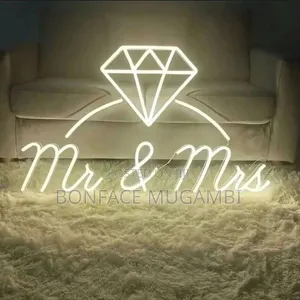 Wedding Decorations Signages and Lit Signs.