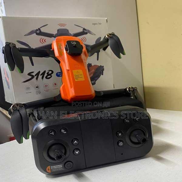 3 Batteries Brushless Motor<Optical Flow S118 Drone With Cam FPV Drone