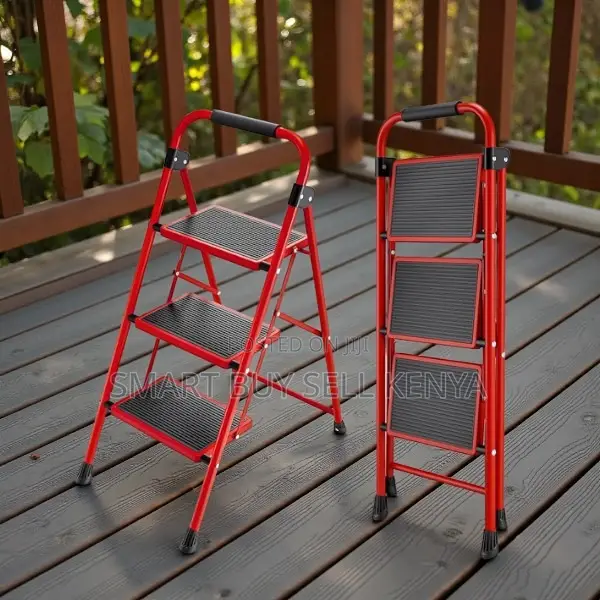 Aluminum Non-Slip Surface Safe and Sturdy 3 Step Ladder Stepladder