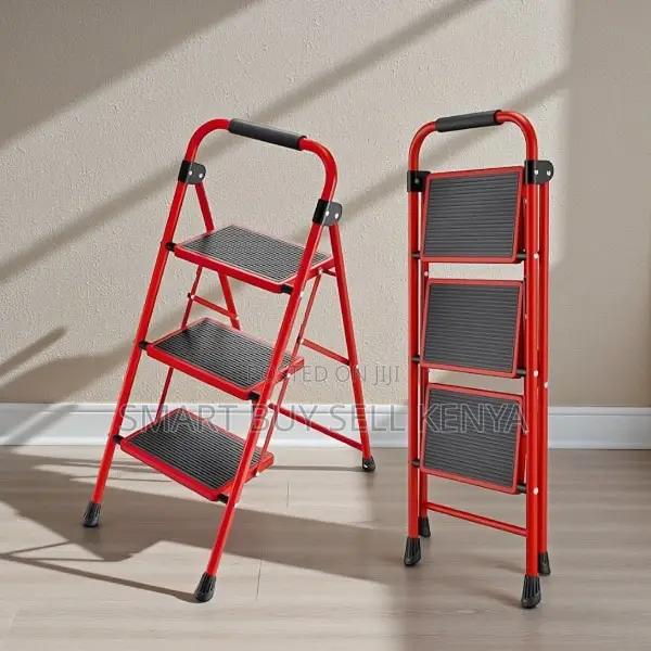 Compact Design Space Efficient Aluminum 3 Step Ladder Stepladder