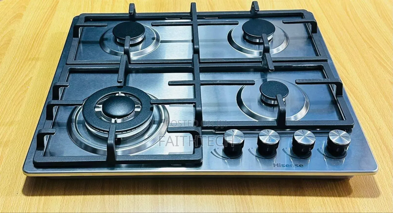 60cm Hisense 4gas Built in Cooker With Wok Burner