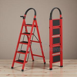Light Weight Portable Compact Design Home Use 5 Step Ladder Stepladder - thumbnail 2