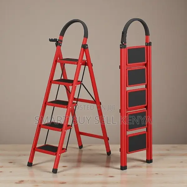 Light Weight Portable Compact Design Home Use 5 Step Ladder Stepladder