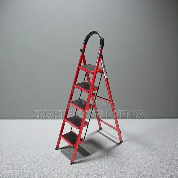 Compact Design Space Saving Home Use 5 Step Ladder Stepladder