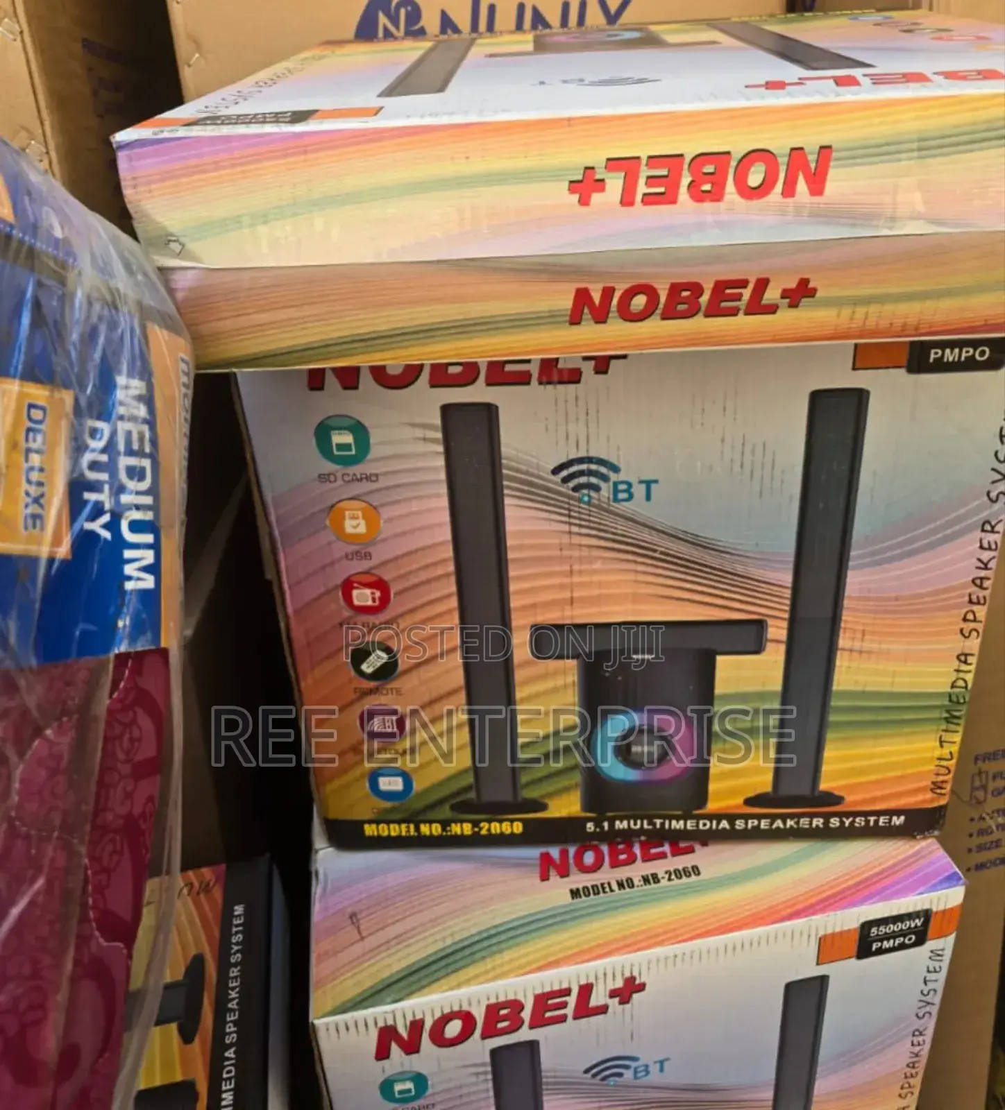 *Nobel Nb-2060 5.1ch* High Tech Multimedia Sound System Bt/Fm/Usb/Aux.