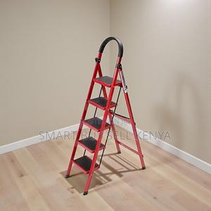 High Durability Premium Quality Build 5 Step Ladder Stepladder - thumbnail 2