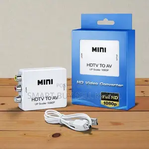 High-Definition Clear Resolution Mini Hdmi to Rca Av Converter 1080p