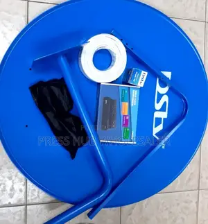 This Image Displays a New DSTV Complete Installation Kit. 