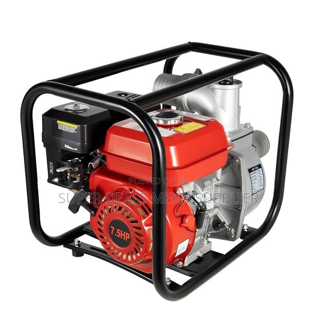 2 Inch 7hp Petrol Water Pump, Cast Iron Volute and Low Maintenance